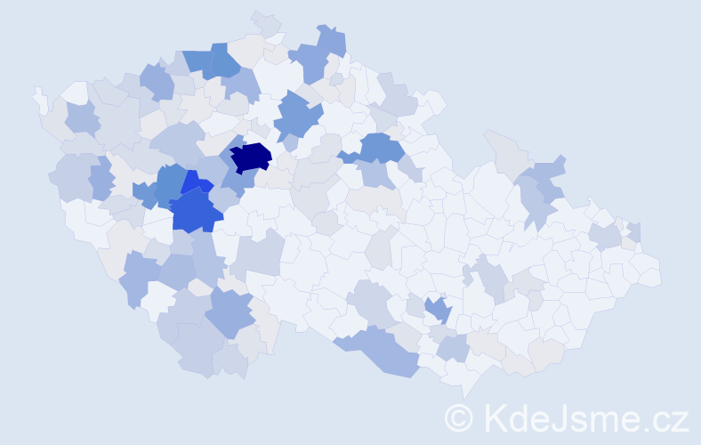 Příjmení: 'Šlapáková', počet výskytů 583 v celé ČR