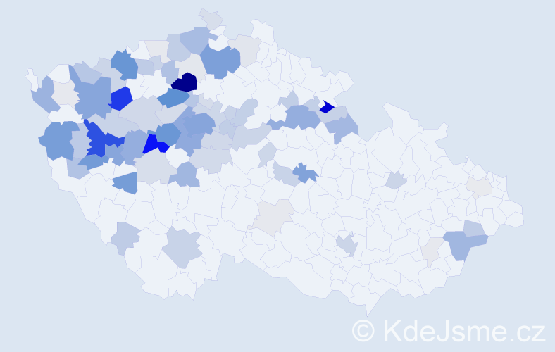 Příjmení: 'Rott', počet výskytů 359 v celé ČR