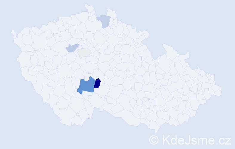 Příjmení: 'Kishchuk', počet výskytů 7 v celé ČR