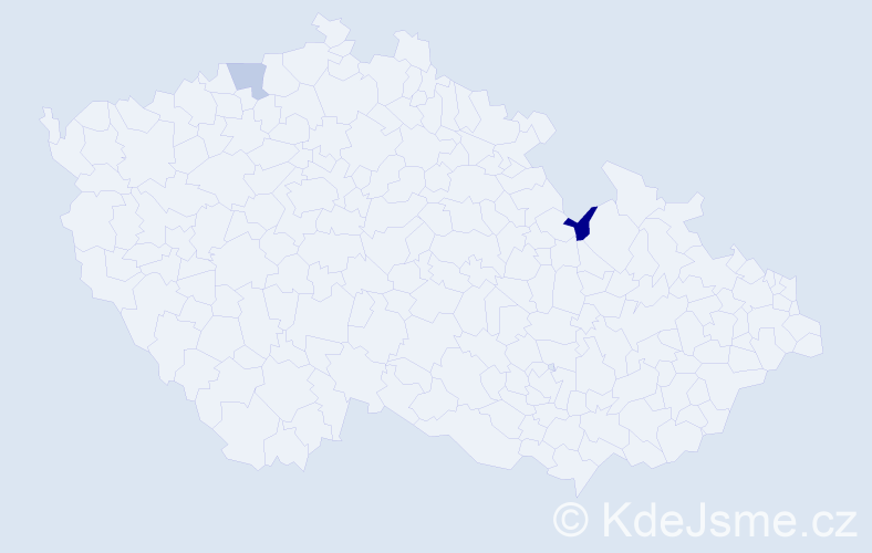 Příjmení: 'Rupprich', počet výskytů 6 v celé ČR