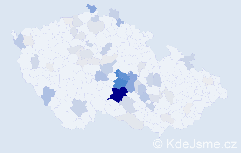 Příjmení: 'Vomelová', počet výskytů 244 v celé ČR