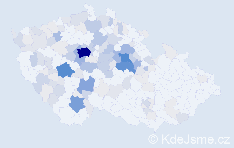 Příjmení: 'Petráňová', počet výskytů 477 v celé ČR