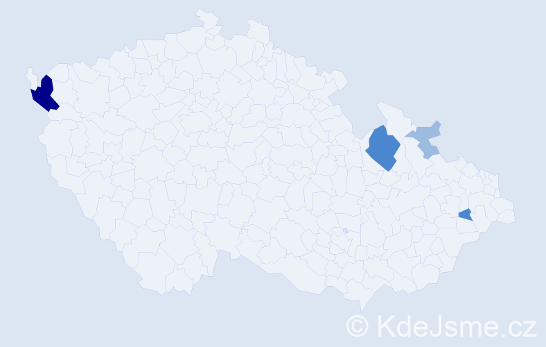 Příjmení: 'Hurtoš', počet výskytů 9 v celé ČR