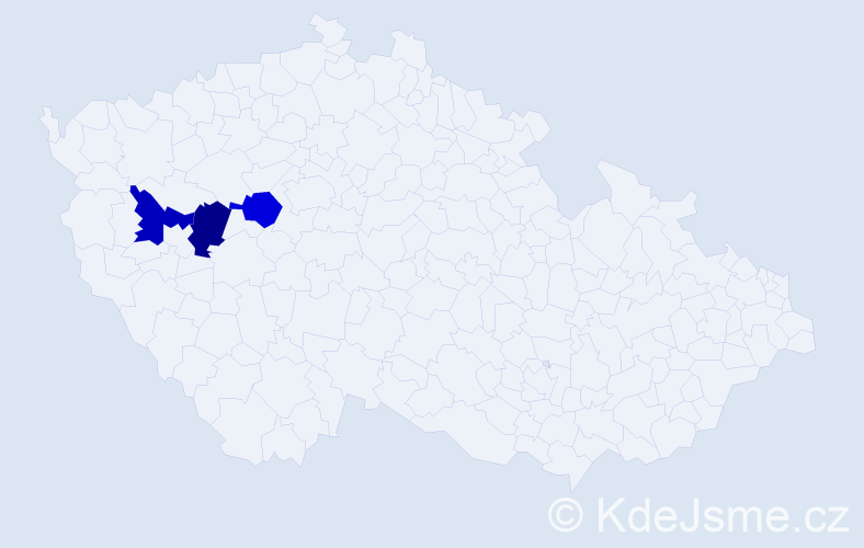 Příjmení: 'Chitanu', počet výskytů 3 v celé ČR