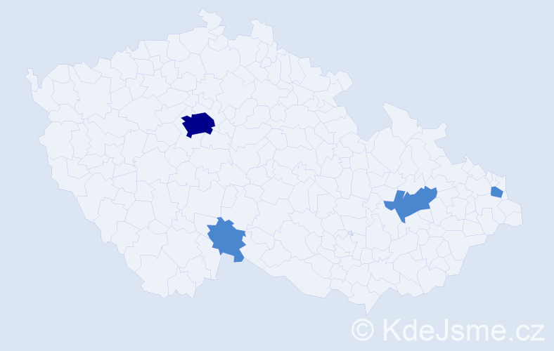Příjmení: 'Riebová', počet výskytů 6 v celé ČR