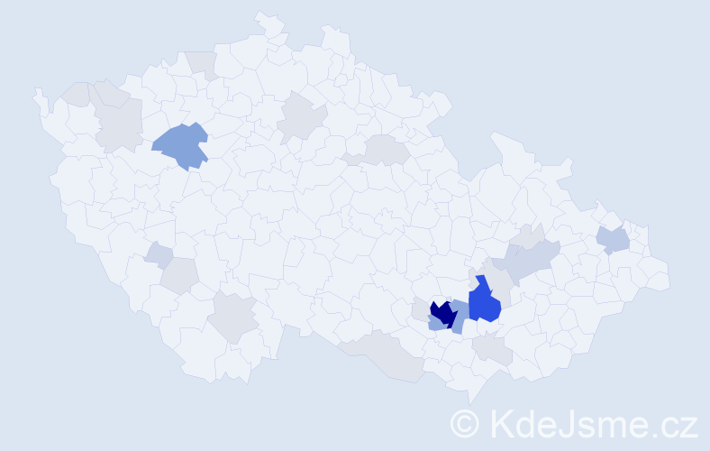 Příjmení: 'Bugnerová', počet výskytů 79 v celé ČR