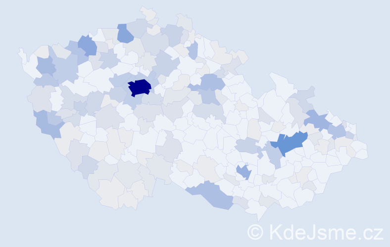 Příjmení: 'Becková', počet výskytů 491 v celé ČR