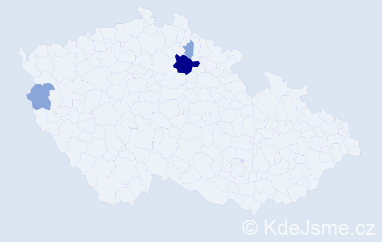 Příjmení: 'Buchart', počet výskytů 13 v celé ČR