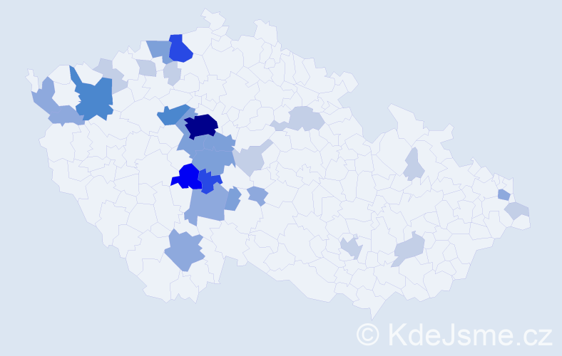 Příjmení: 'Polidar', počet výskytů 80 v celé ČR