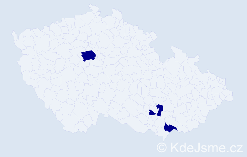 Příjmení: 'Fialkowski', počet výskytů 3 v celé ČR
