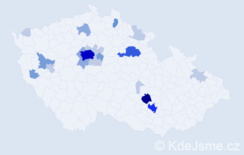 Příjmení: 'Feifer', počet výskytů 57 v celé ČR