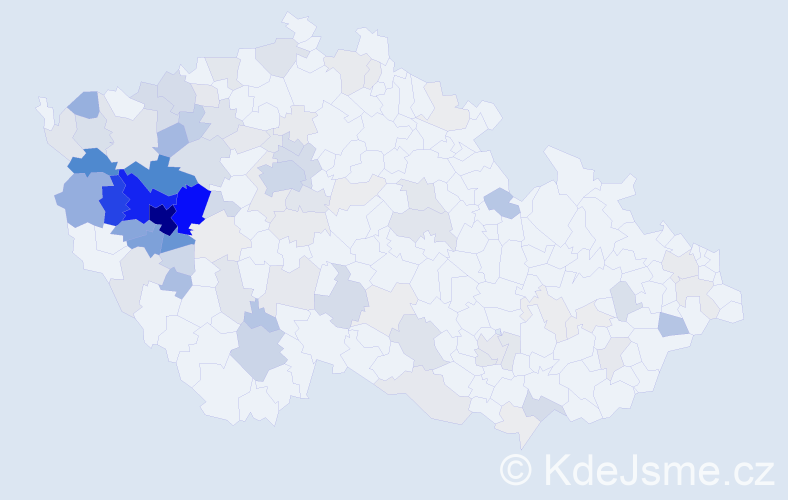 Příjmení: 'Štruncová', počet výskytů 490 v celé ČR