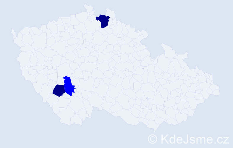 Příjmení: 'Raffel', počet výskytů 8 v celé ČR