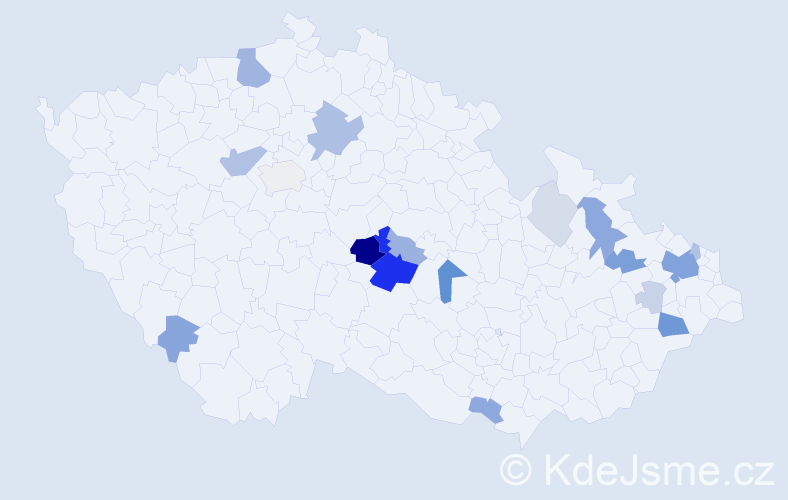 Příjmení: 'Neuvirthová', počet výskytů 52 v celé ČR