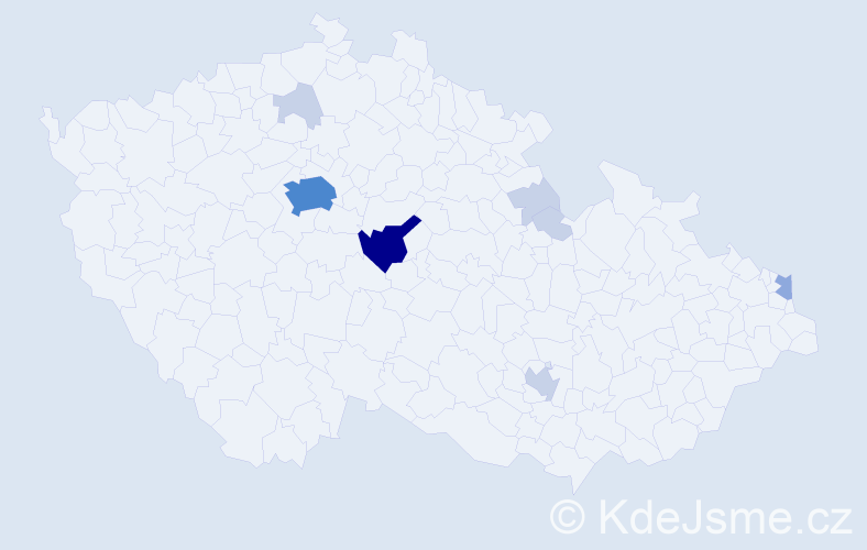 Příjmení: 'Morawski', počet výskytů 24 v celé ČR