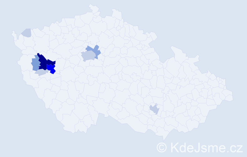 Příjmení: 'Englmaier', počet výskytů 29 v celé ČR