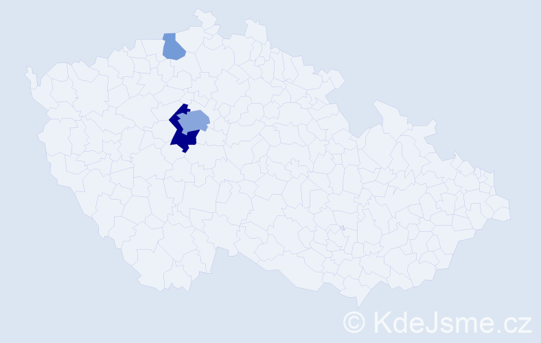 Příjmení: 'Loebl', počet výskytů 9 v celé ČR
