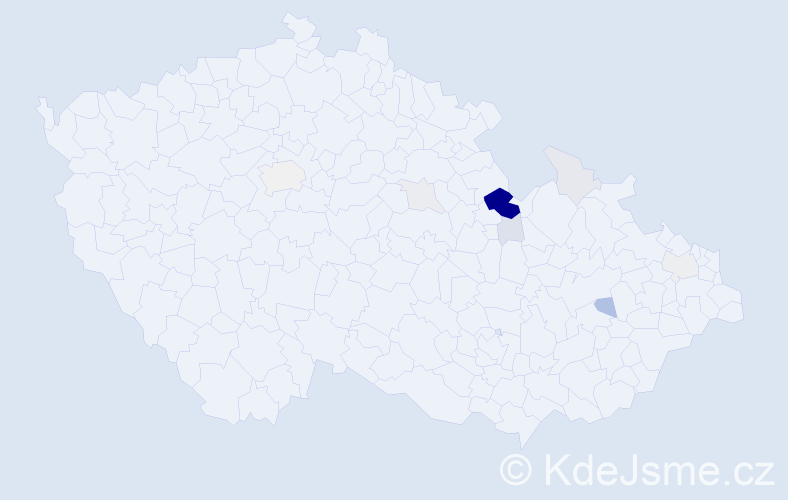 Příjmení: 'Majvaldová', počet výskytů 39 v celé ČR