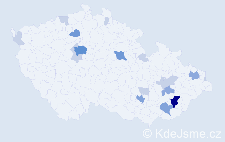 Příjmení: 'Gonzalez', počet výskytů 43 v celé ČR