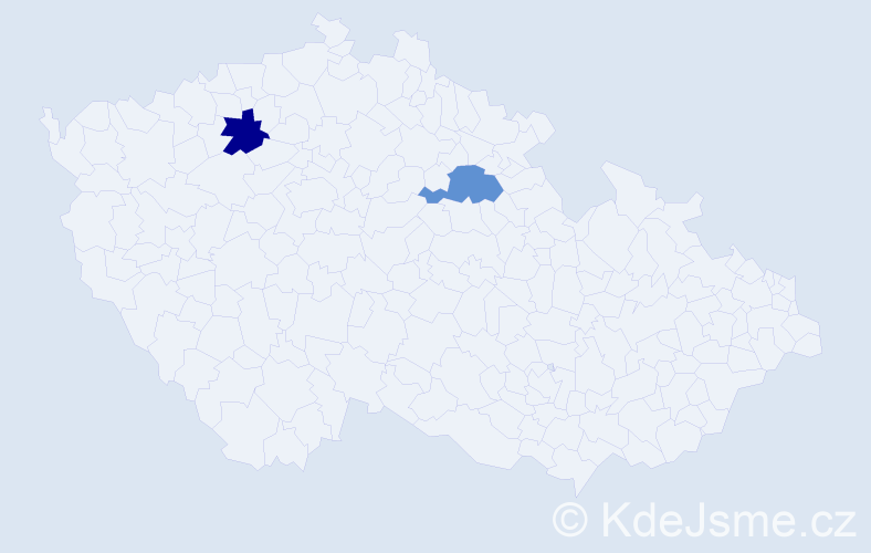 Příjmení: 'Vitovskyy', počet výskytů 2 v celé ČR