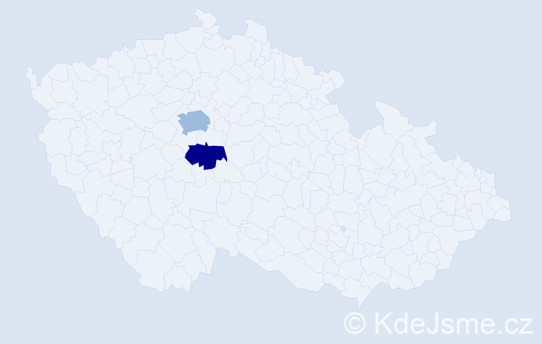 Příjmení: 'Bukovaz', počet výskytů 5 v celé ČR