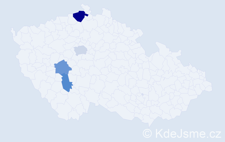 Příjmení: 'Lipkovicsová', počet výskytů 7 v celé ČR