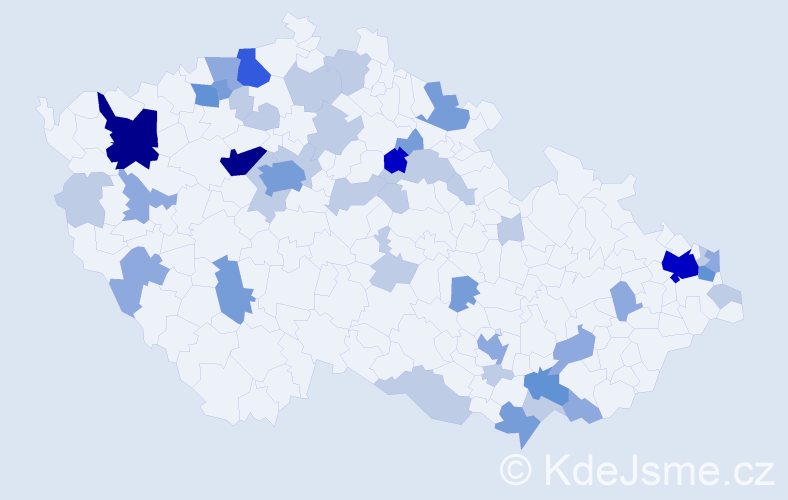 Příjmení: 'Škultétyová', počet výskytů 112 v celé ČR