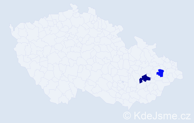 Příjmení: 'Piekutowská', počet výskytů 9 v celé ČR