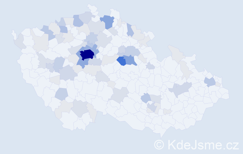 Příjmení: 'Kopáč', počet výskytů 237 v celé ČR
