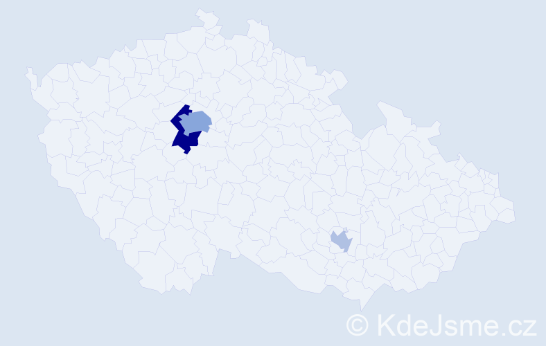 Příjmení: 'Choudhary', počet výskytů 9 v celé ČR