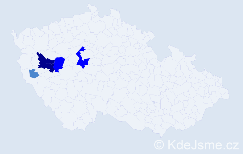 Příjmení: 'Vorschneider', počet výskytů 11 v celé ČR