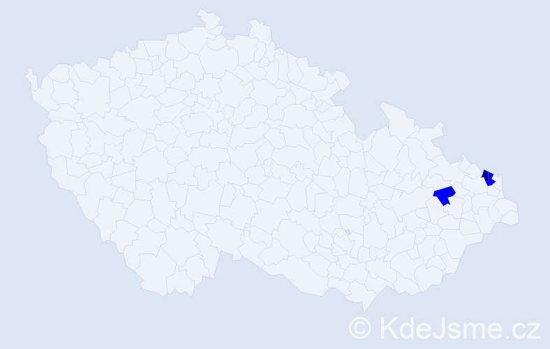 Příjmení: 'Prokopowská', počet výskytů 4 v celé ČR
