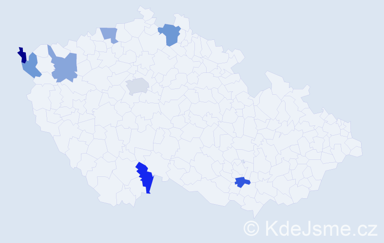 Příjmení: '"Hoang Viet"', počet výskytů 10 v celé ČR