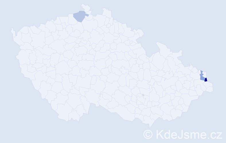 Příjmení: 'Aertsová', počet výskytů 7 v celé ČR