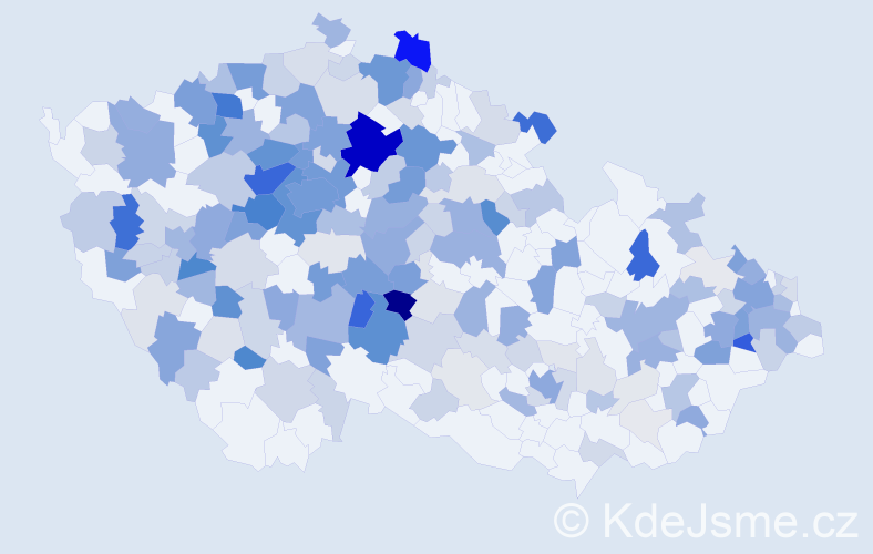 Příjmení: 'Keller', počet výskytů 726 v celé ČR