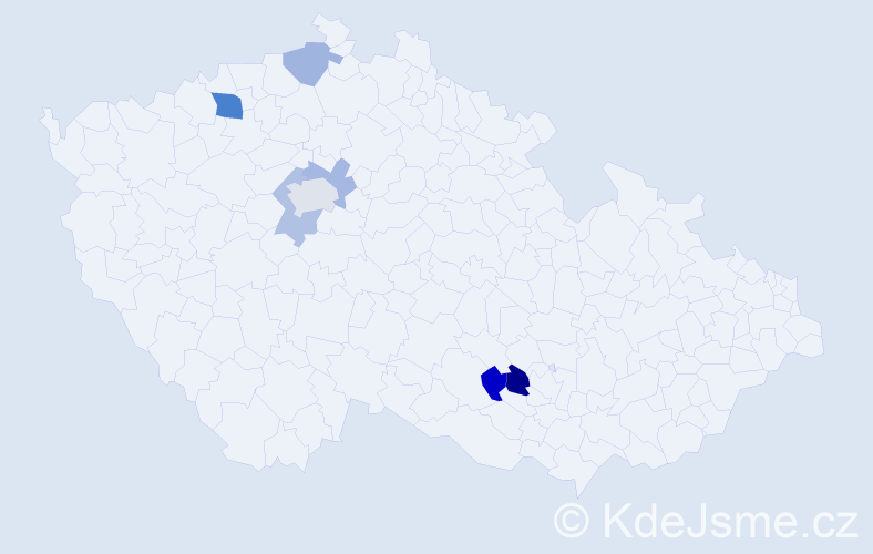 Příjmení: 'Skurovcová', počet výskytů 11 v celé ČR