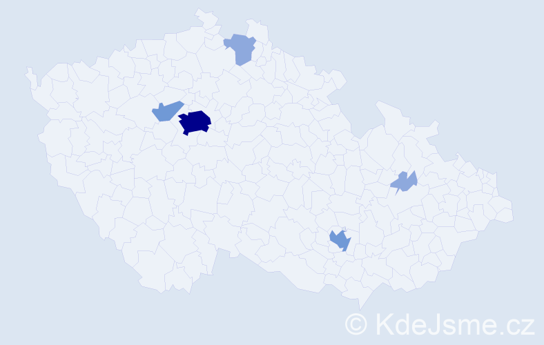 Příjmení: 'Michajluk', počet výskytů 12 v celé ČR