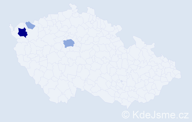 Příjmení: 'Reismüller', počet výskytů 10 v celé ČR
