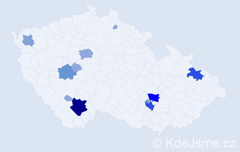 Příjmení: 'Reichenauerová', počet výskytů 35 v celé ČR
