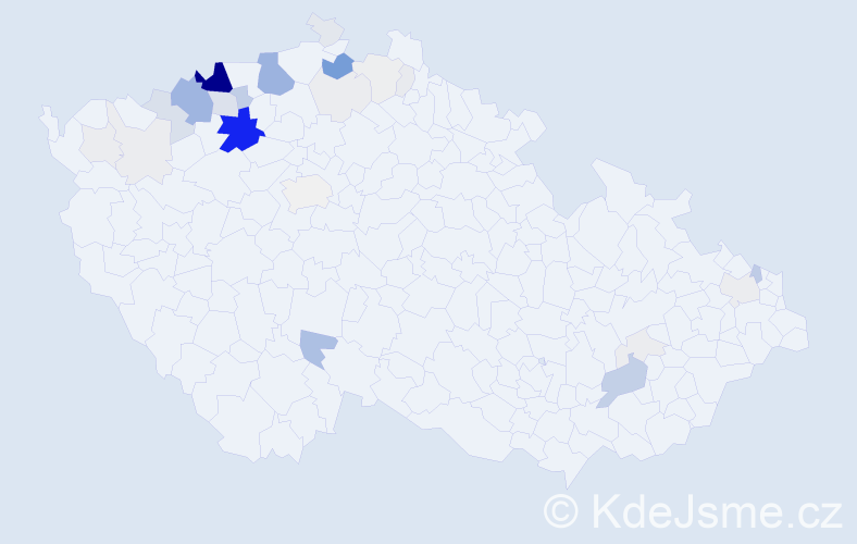 Příjmení: 'Sinu', počet výskytů 136 v celé ČR