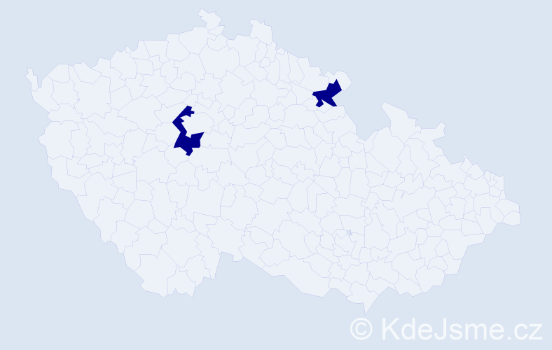 Příjmení: 'Renthová', počet výskytů 2 v celé ČR