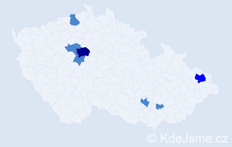 Příjmení: 'Leshchenko', počet výskytů 10 v celé ČR