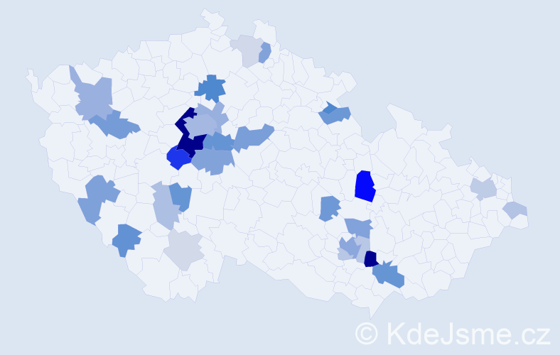 Příjmení: 'Alexandrová', počet výskytů 81 v celé ČR