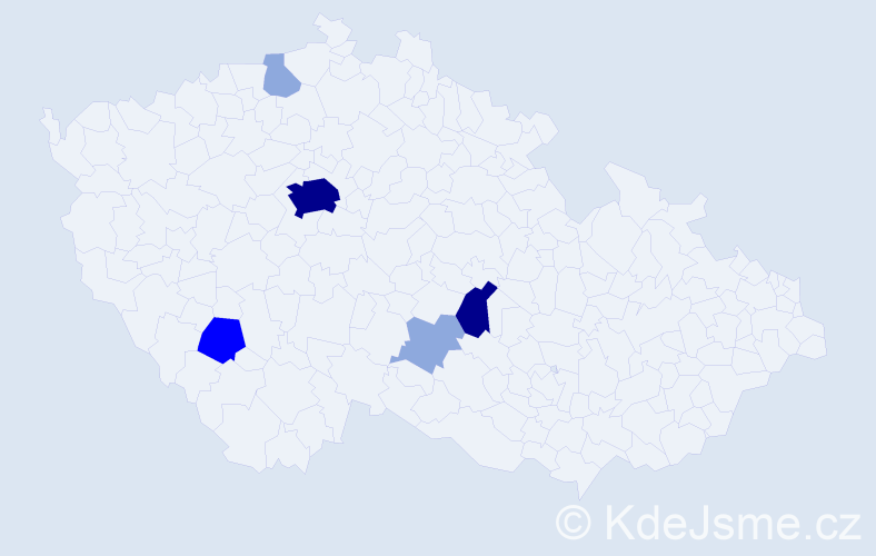 Příjmení: 'Promberger', počet výskytů 18 v celé ČR