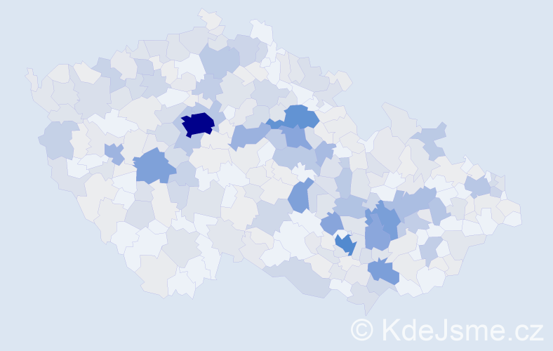 Příjmení: 'Synková', počet výskytů 1393 v celé ČR