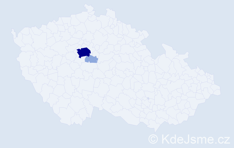 Příjmení: 'Gilman', počet výskytů 6 v celé ČR