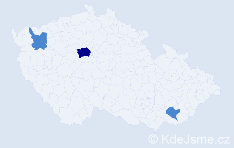 Příjmení: 'Sharko', počet výskytů 5 v celé ČR