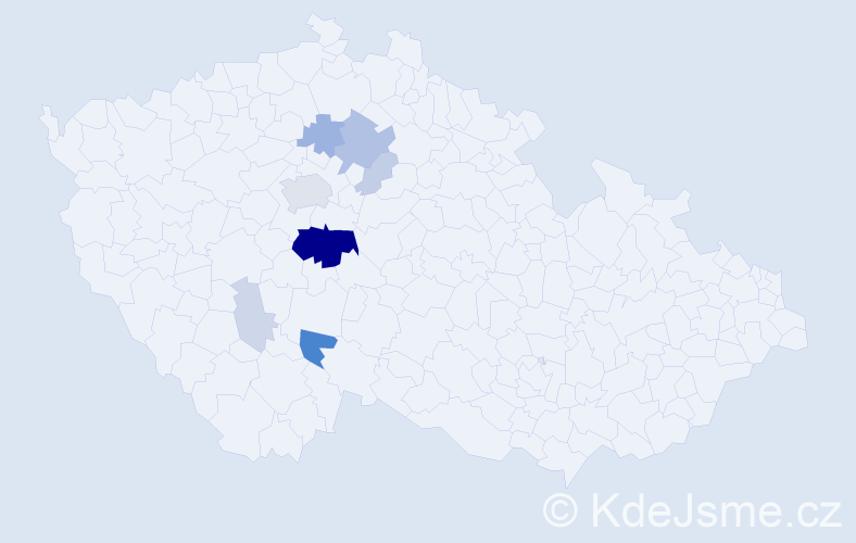 Příjmení: 'Chlistovská', počet výskytů 32 v celé ČR