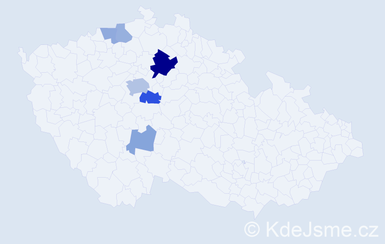 Příjmení: 'Lauterkranzová', počet výskytů 15 v celé ČR