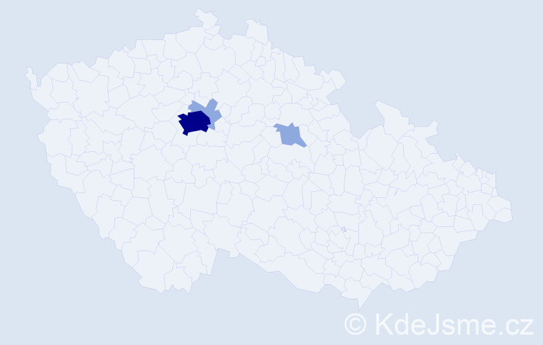 Příjmení: 'Kotten', počet výskytů 7 v celé ČR